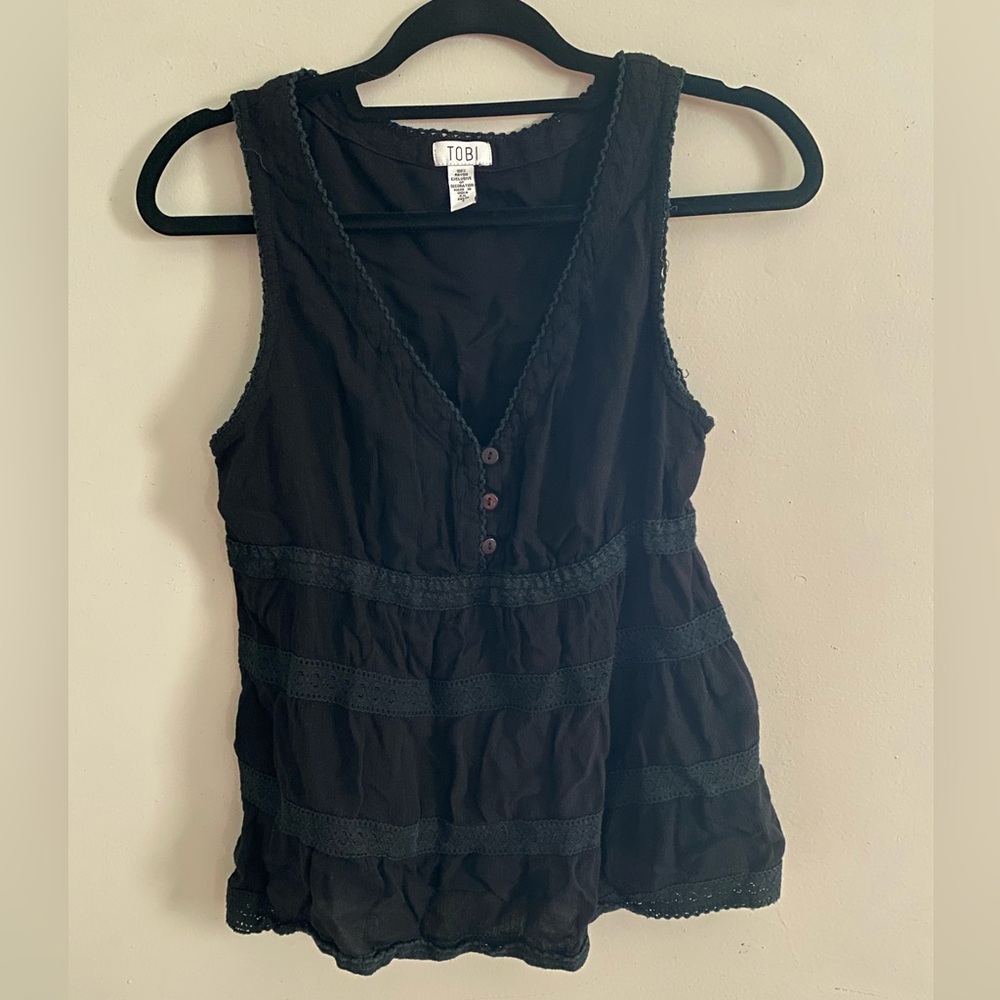 Tobi | Black Tank Top